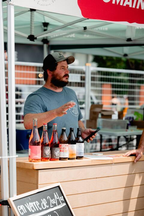 Foire des vins et cidres marché Atwater