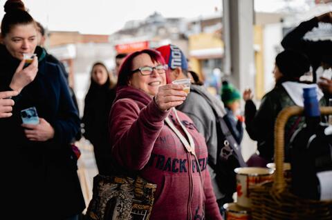 tire sur neige marché jean-talon