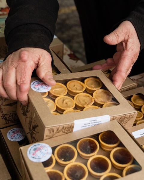 Dégustation produit érable