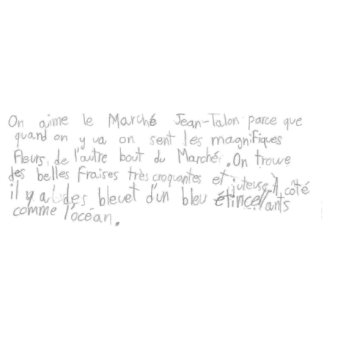 3e année à l'École Sainte-Cécile