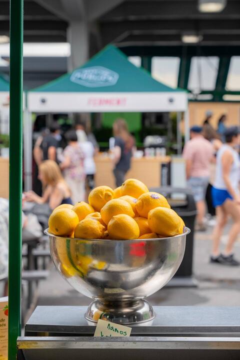 citron au marché