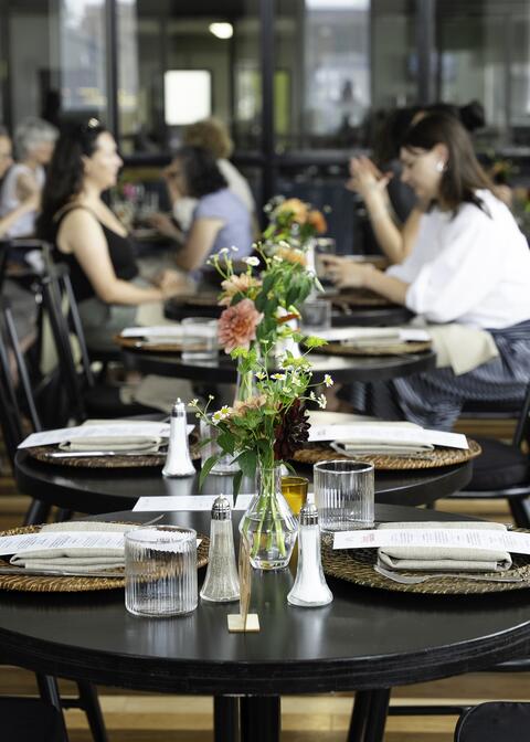 Tablée lors du Festin du Marché