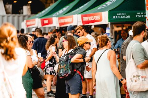 Foire des vins et cidres d'ici au Marché Jean-Talon