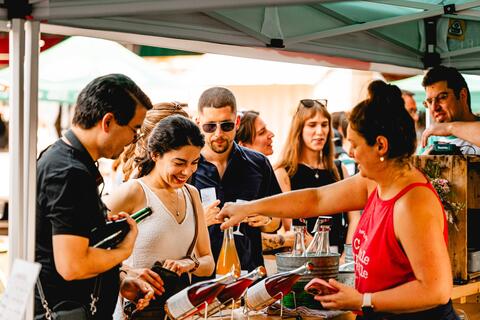 Foire des vins et cidres d'ici au Marché Jean-Talon