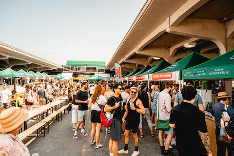 Foire des vins et cidres d'ici au Marché Jean-Talon