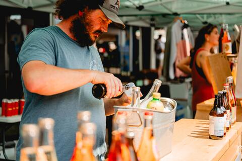 Foire des vins et cidres d'ici au Marché Jean-Talon