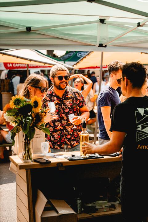 Foire des vins et cidres d'ici au Marché Jean-Talon