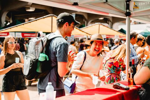 Foire des vins et cidres d'ici au Marché Jean-Talon