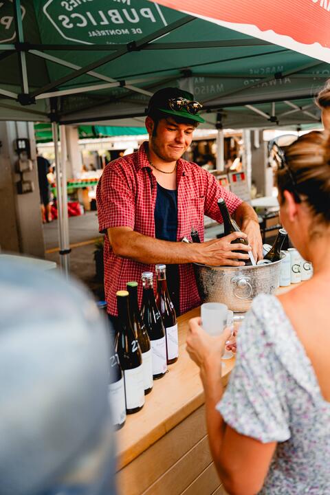 Foire des vins et cidres d'ici au Marché Jean-Talon
