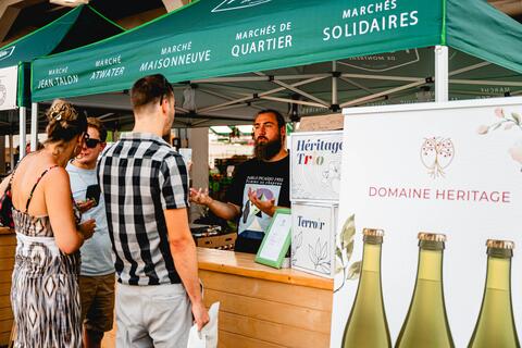 Foire des vins et cidres d'ici au Marché Jean-Talon
