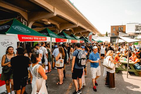 Foire des vins et cidres d'ici au Marché Jean-Talon