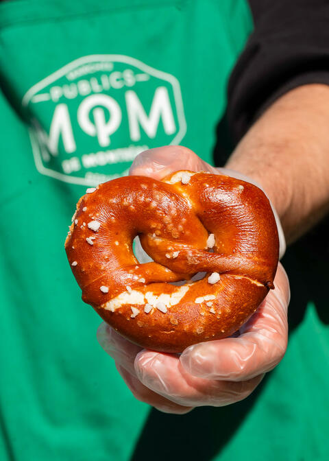 Bretzels au Oktoberfest du Marché Maisonneuve