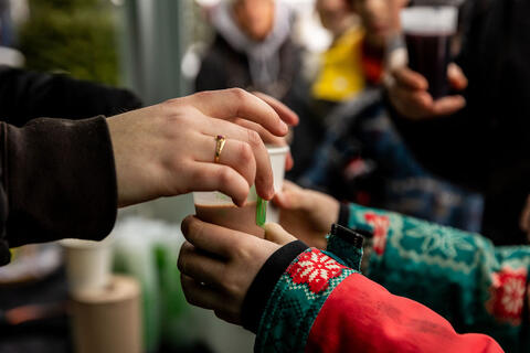 Chocolat chaud au Marché Maisonneuve