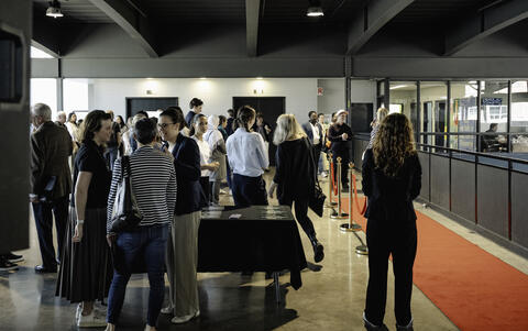 Salle Panorama du Marché Jean-Talon en mode tapis rouge