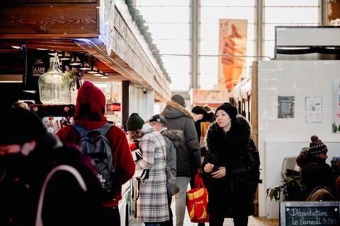 les fêtes au Marché Maisonneuve