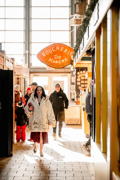 les fêtes au Marché Maisonneuve