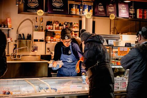 les fêtes au Marché Maisonneuve