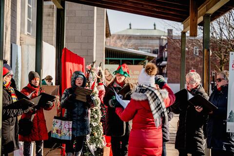 les fêtes au Marché Maisonneuve