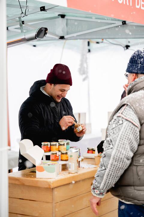 Holiday season at the Maisonneuve Market