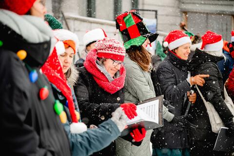 Holiday season at the Maisonneuve Market