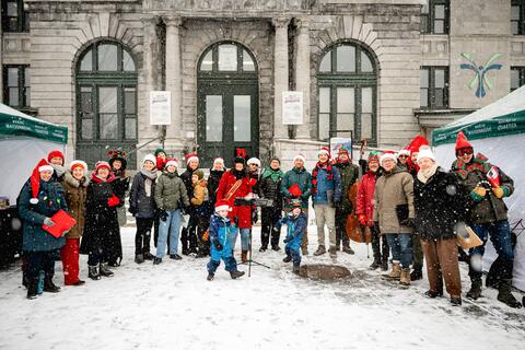 Holiday season at the Maisonneuve Market