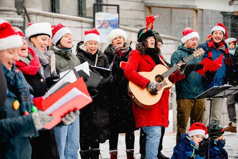 Holiday season at the Maisonneuve Market