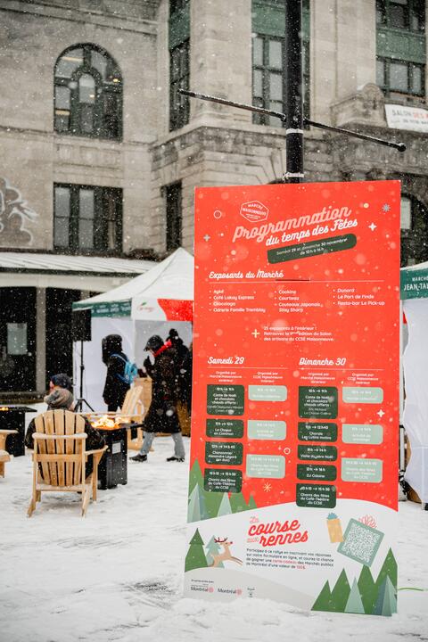 Holiday season at the Maisonneuve Market