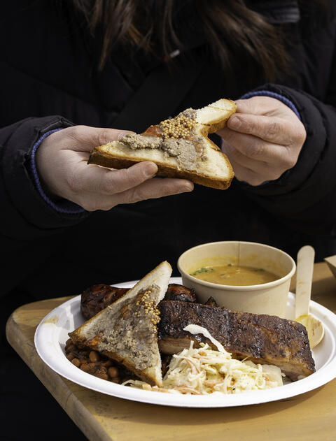 Repas au Marché Atwater
