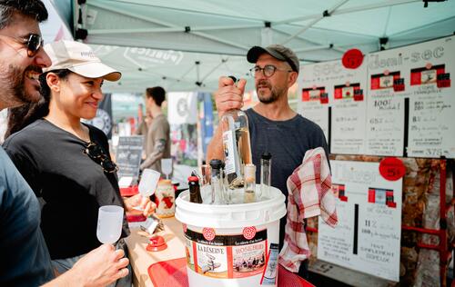 Foire des vins et cidres marché Atwater