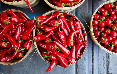 Piments forts Marché Jean-talon
