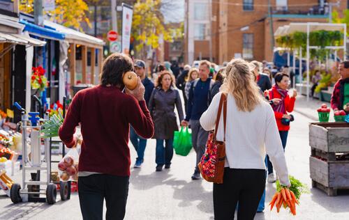 Marché Jean-Talon à l'automne