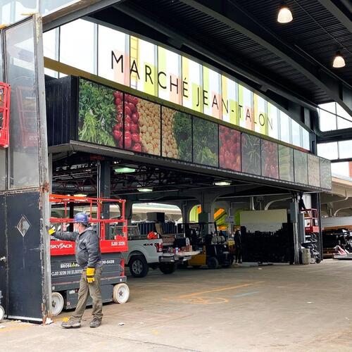 Marche Jean-Talon travaux