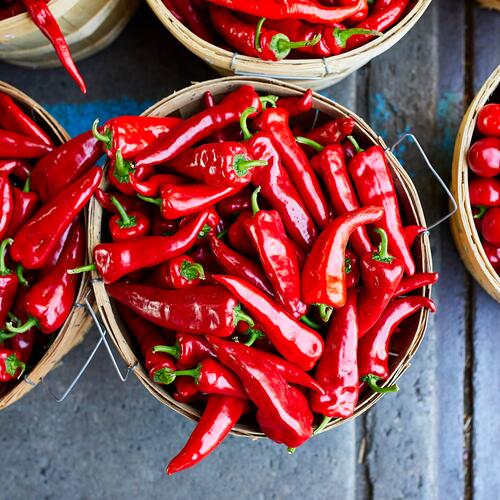 Piments forts Marché Jean-talon