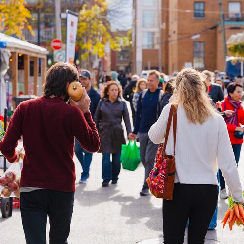 Marché Jean-Talon à l'automne