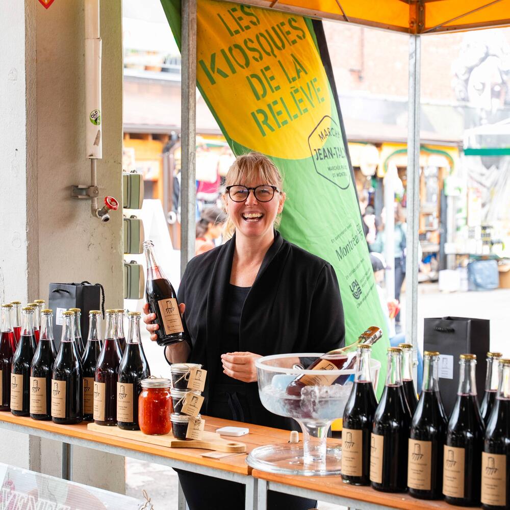 Vignoble dans un kiosque