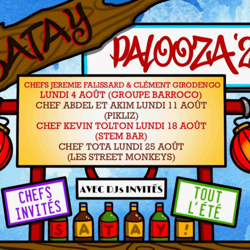 Satay Palooza août
