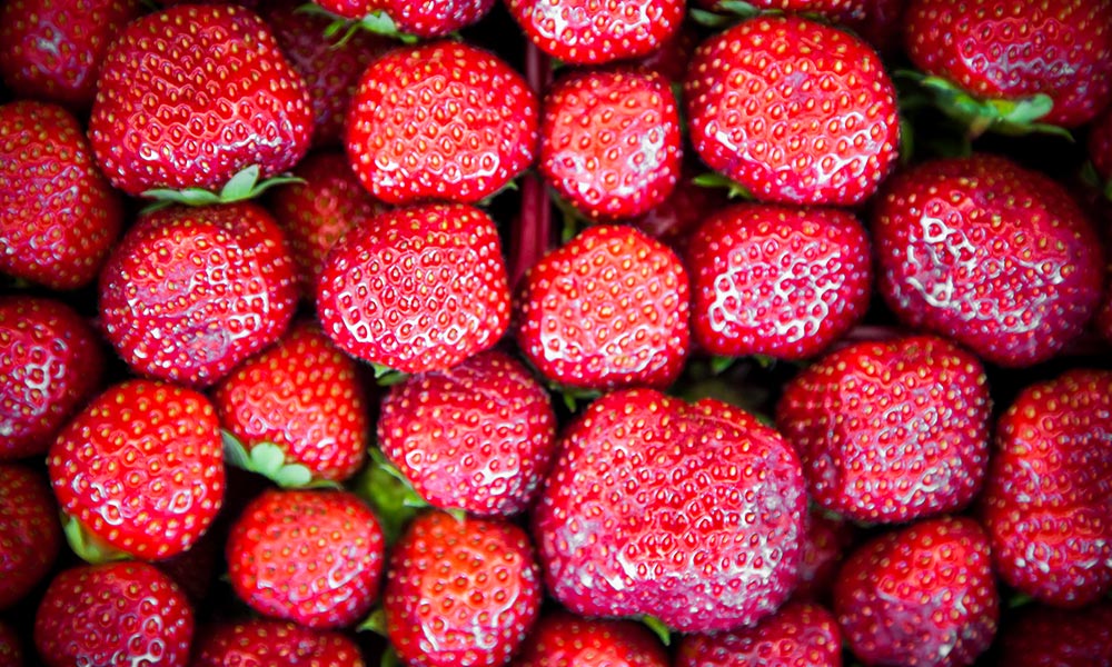 Organic strawberry, Fruits et légumes