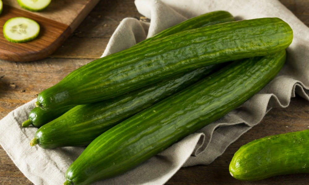 English cucumber, Fruits et légumes