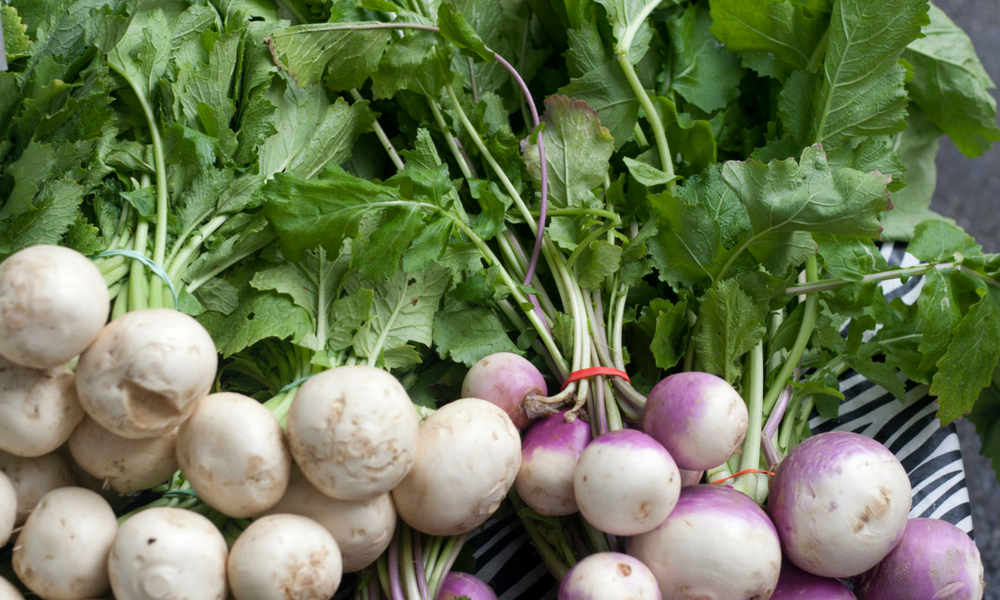 Japanese turnip, Fruits et légumes