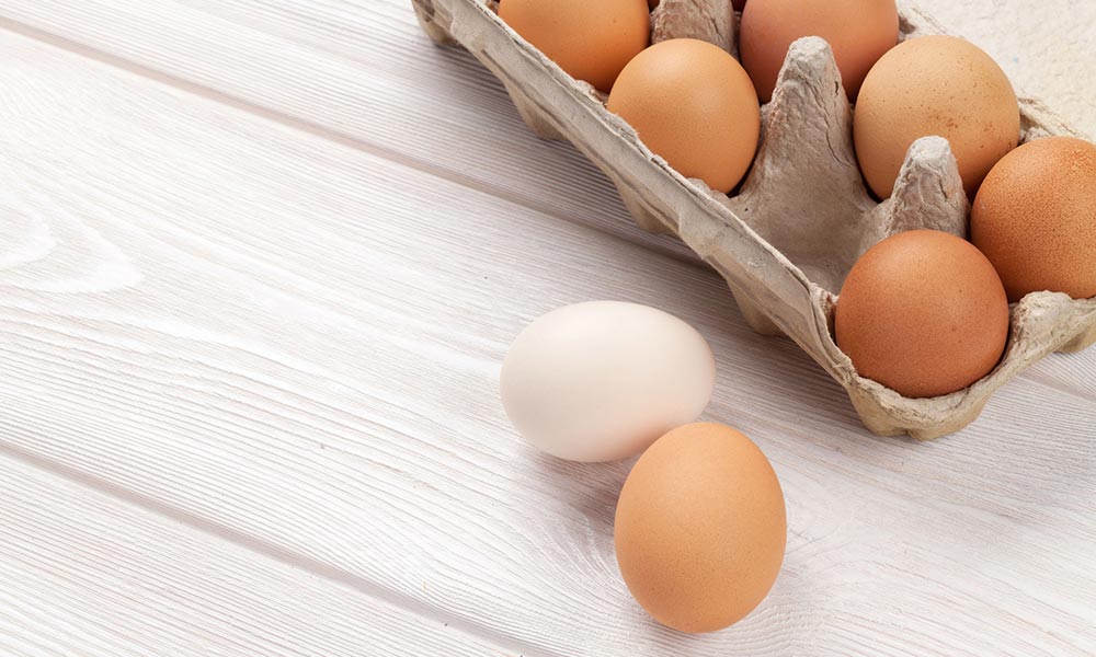 Organic egg, Œufs