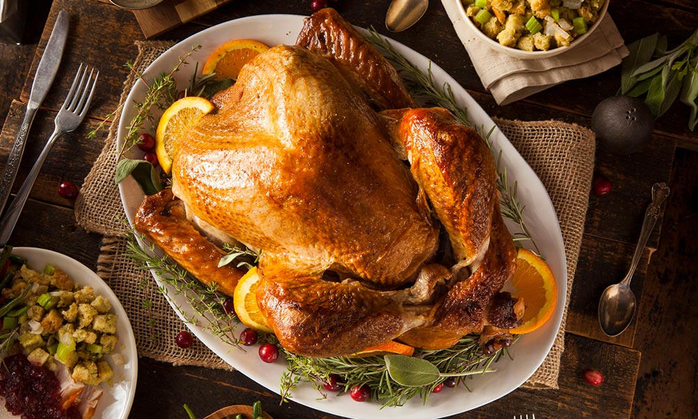 Festive Thanksgiving Turkey, Plats principaux