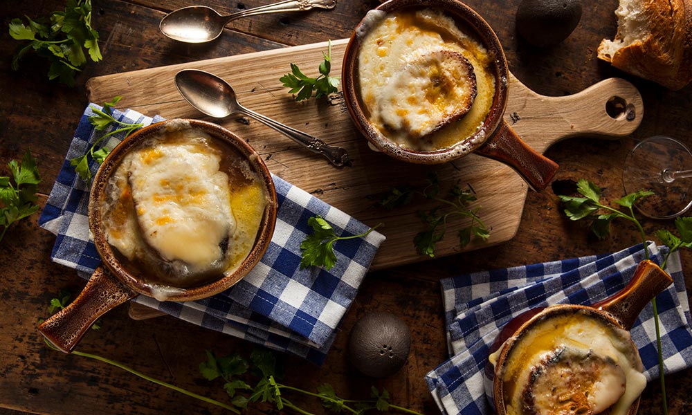 Beery French Onion Soup, Plats principaux