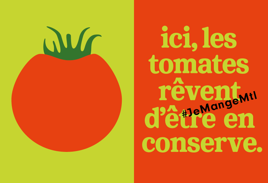 Ici, les tomates rêvent d'être en conserve.