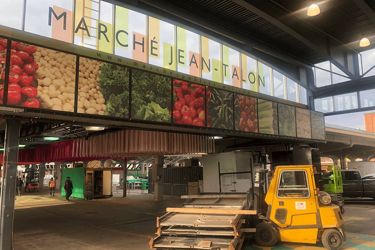 Jean Talon market is officially ready for winter